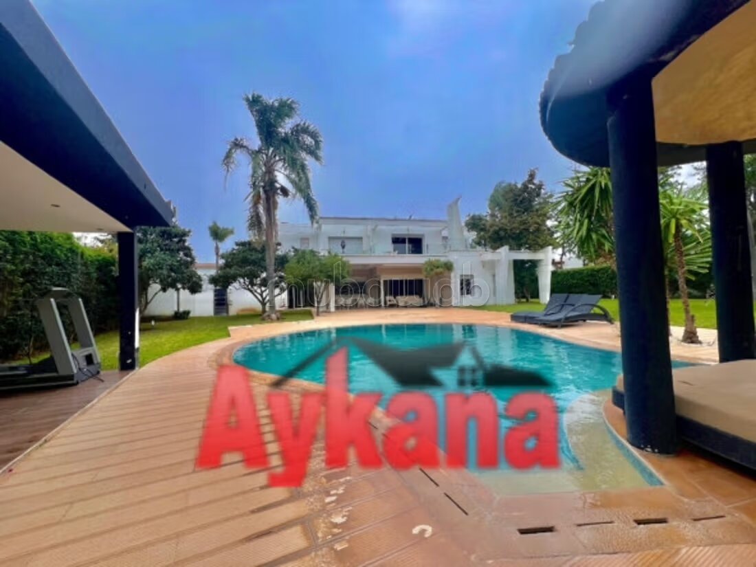 Villa 500 m² à louer à Rabat – Souissi – Orangeraie à Rabat