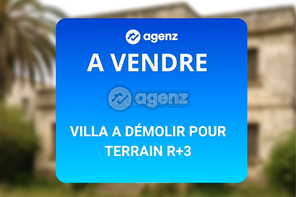 Terrain à vendre 762 m² Oasis Casablanca