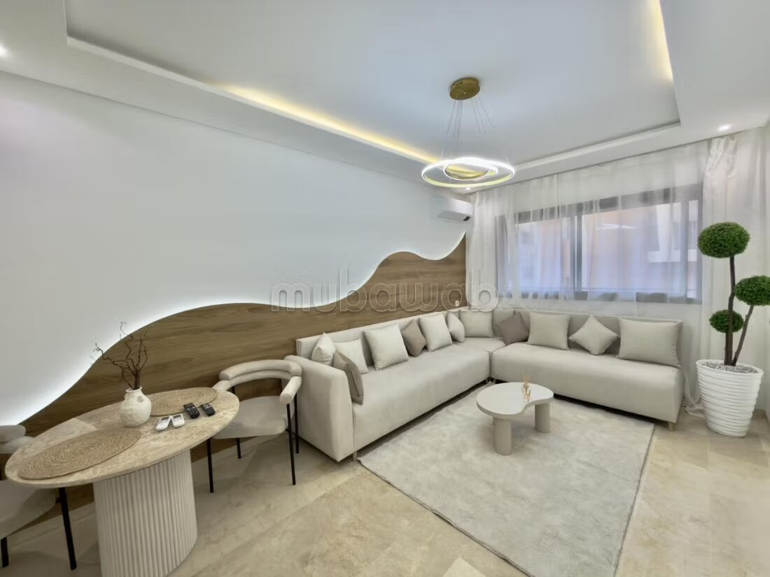 Bel Appartement F3 haut standing meublé à Guéliz