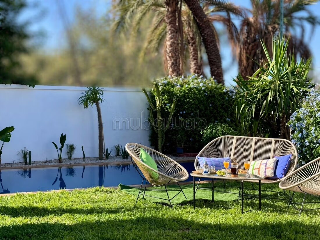 Villa meublée 4CH Piscine Targa 
Proche Quick