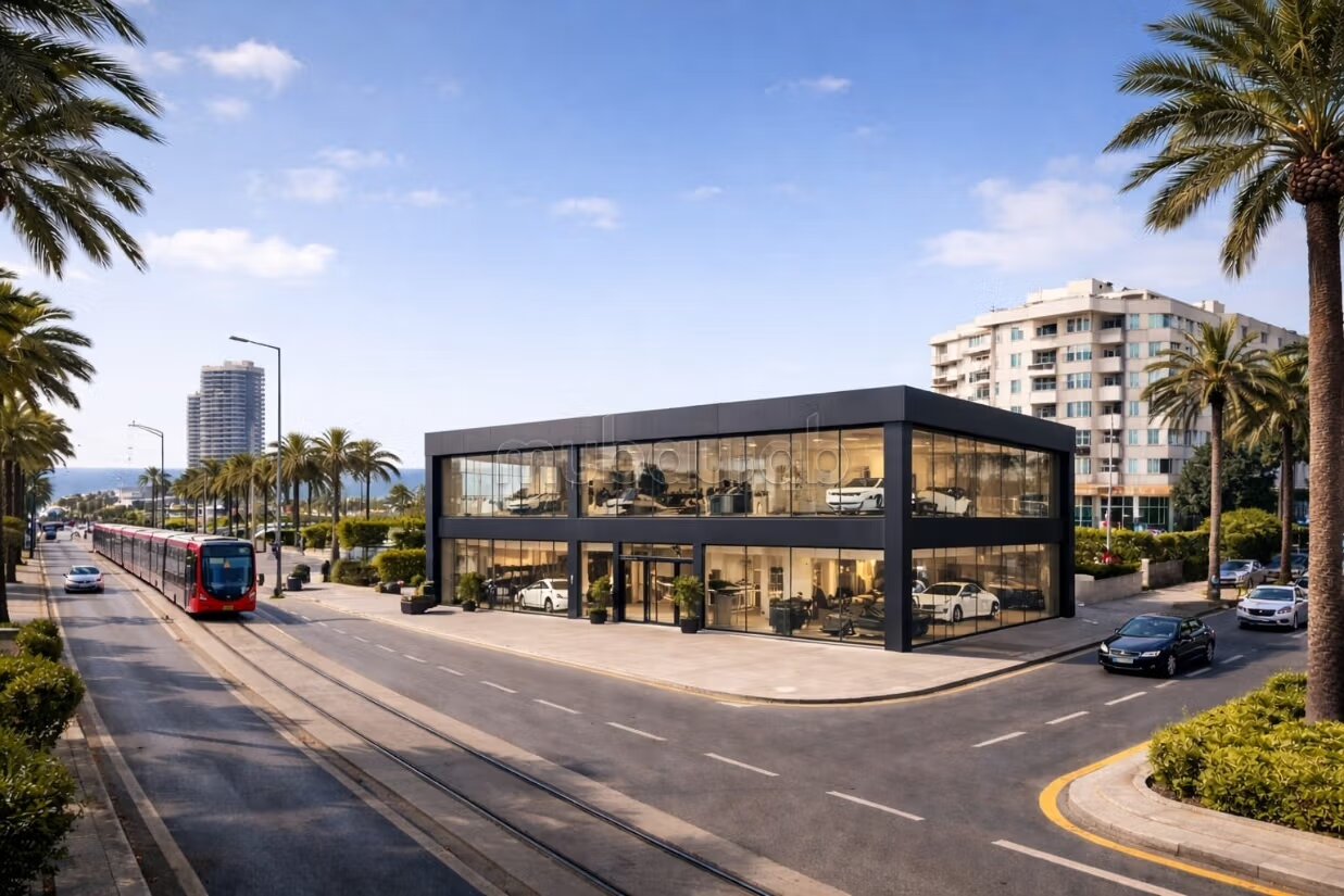 Terrain Commercial 1047 M2 belle façade