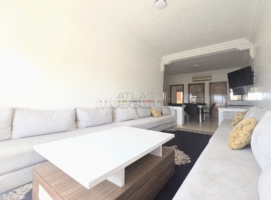 Appartement lumineux avec balcons-Route Casablanca