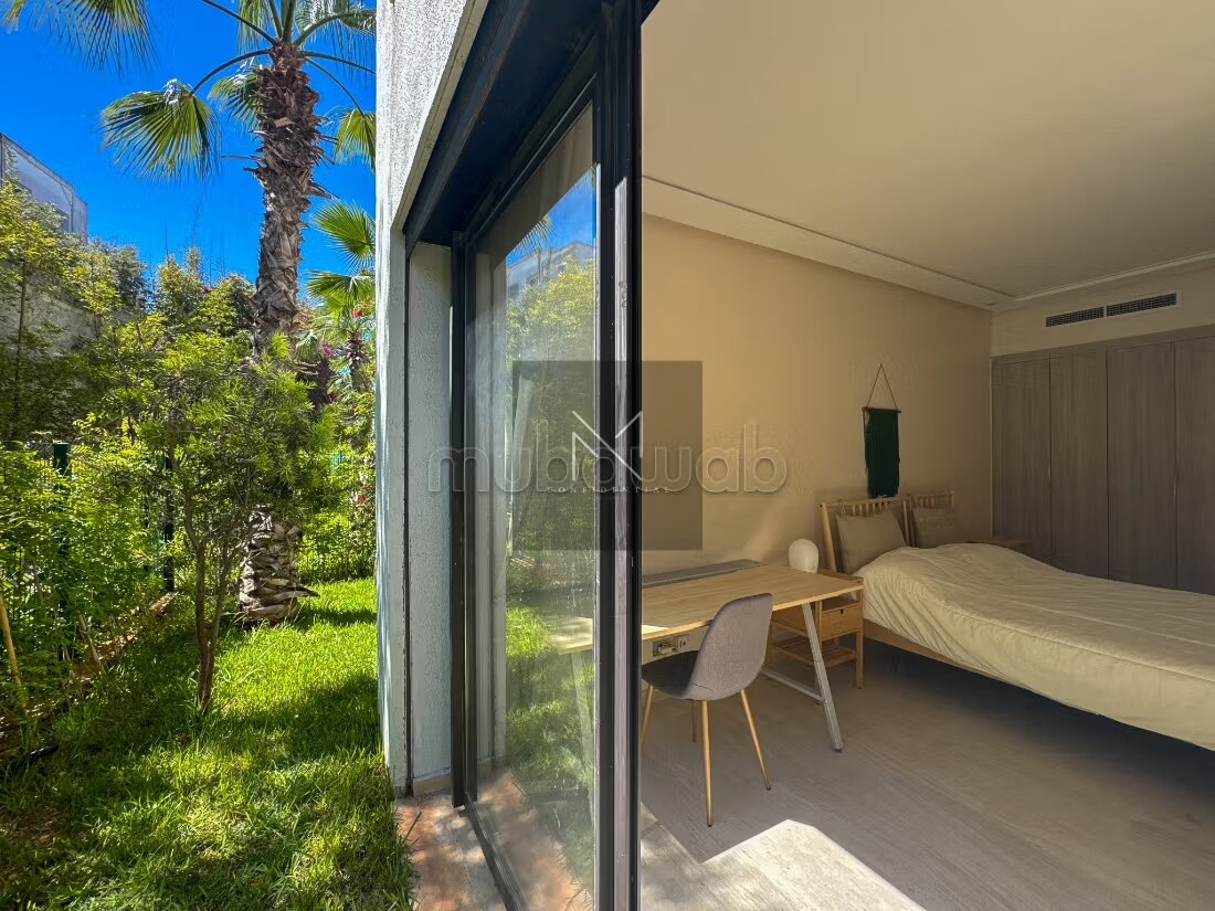 Studio 77 m² à louer à Aïn Diab, Casablanca – jardin privé et terrasse — Photo 5