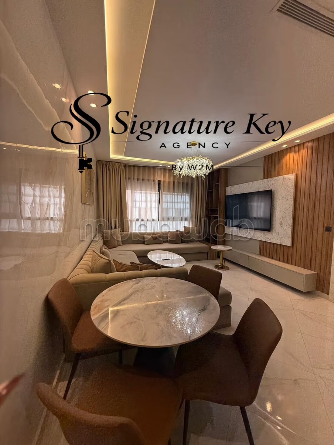 Appartement de luxe meublé à louer à Tanger 9500dh