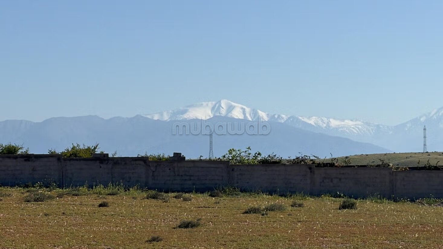 Terrain 1 Hectare, rte d’Amiziz vue exceptionnelle