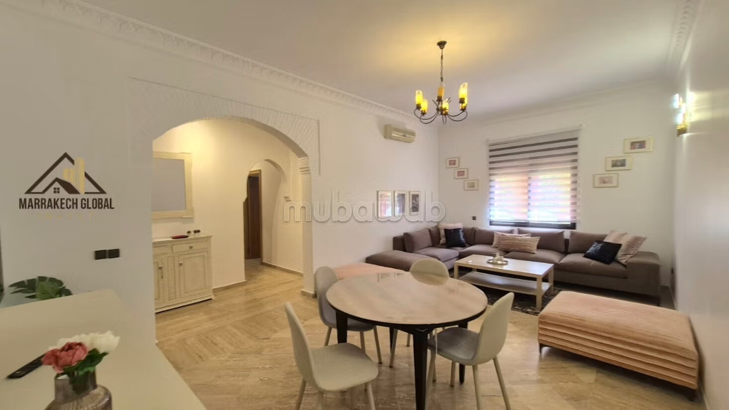 Appartement en location à Ennakhil Palmeraie. 3 pièces. Meub...