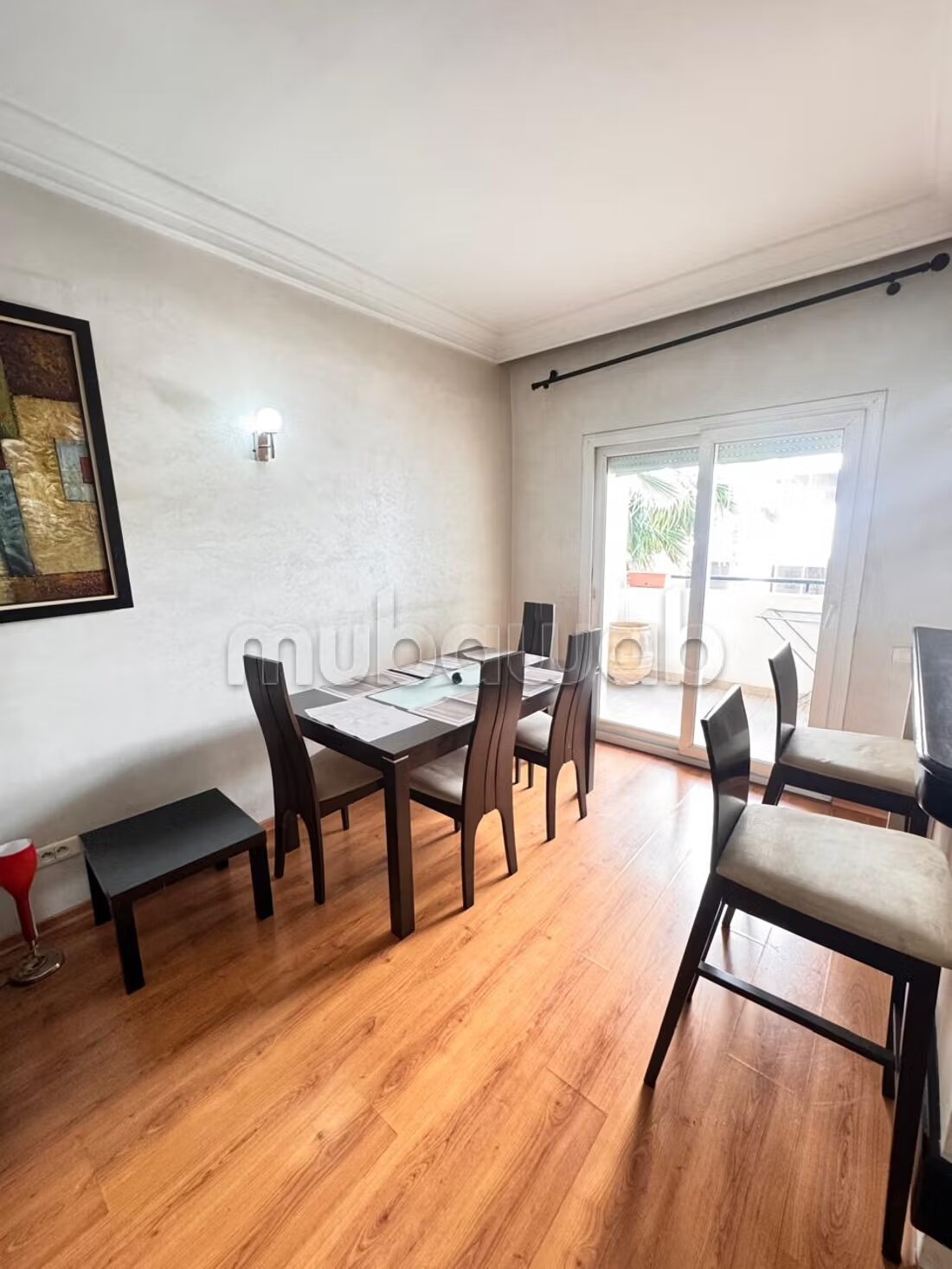 Appartement meublé 1 chambre avec balcon à louer à Casablanca — Photo 8