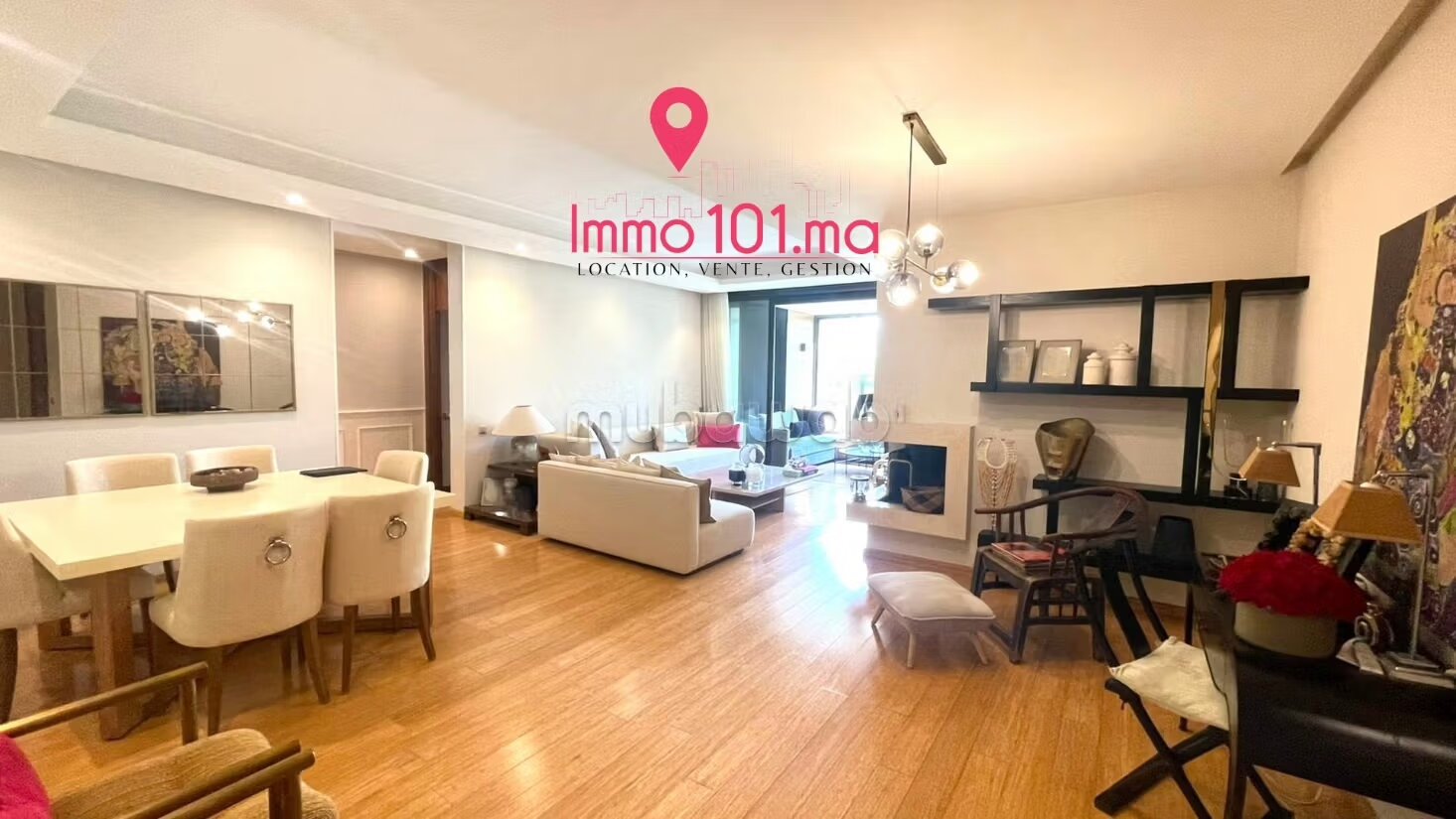 Location appartement à l’Orangeraie Souissi