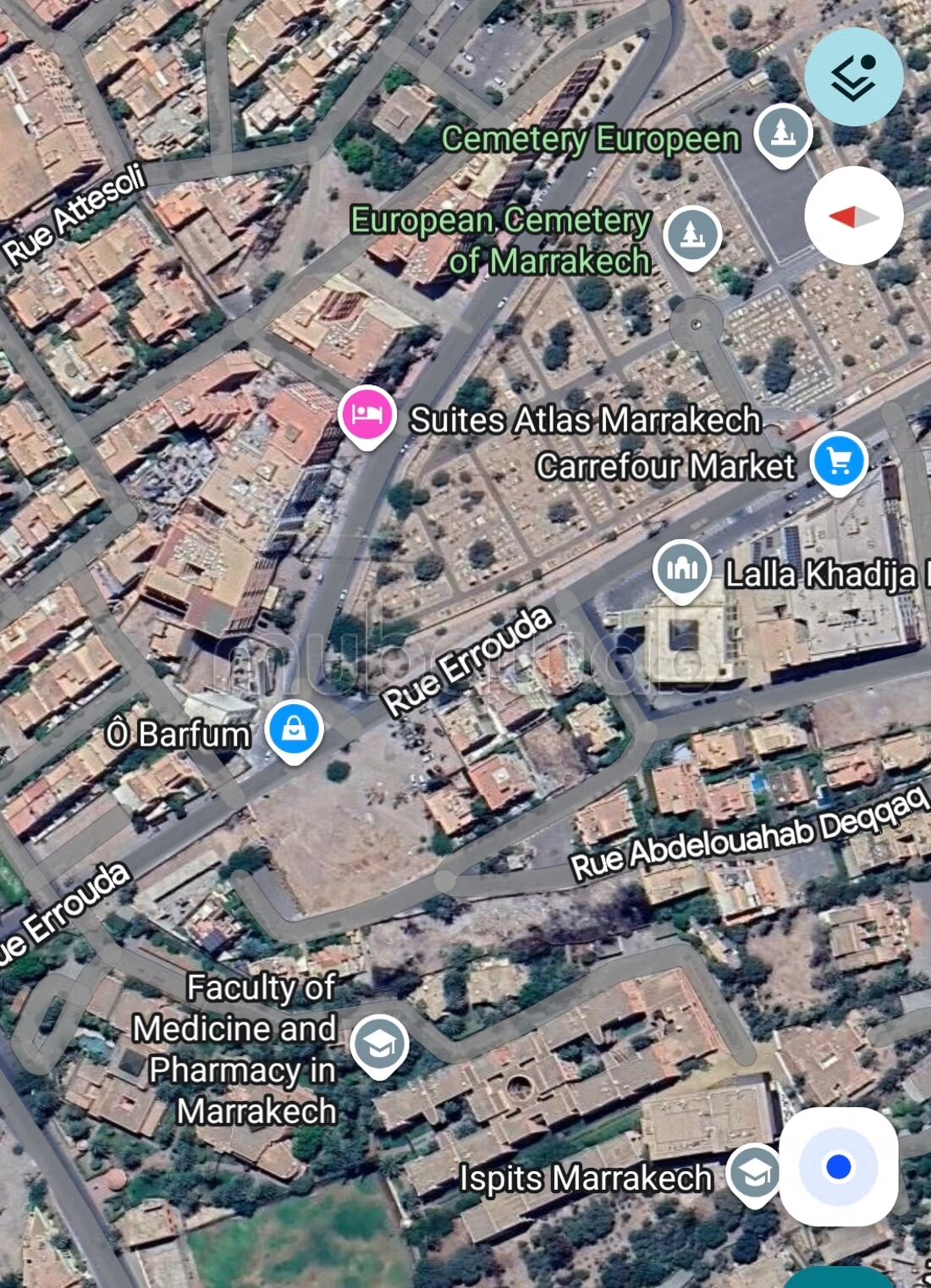 Lots 800m² R5 Commercial 2 façade à Gueliz 
Marrakech