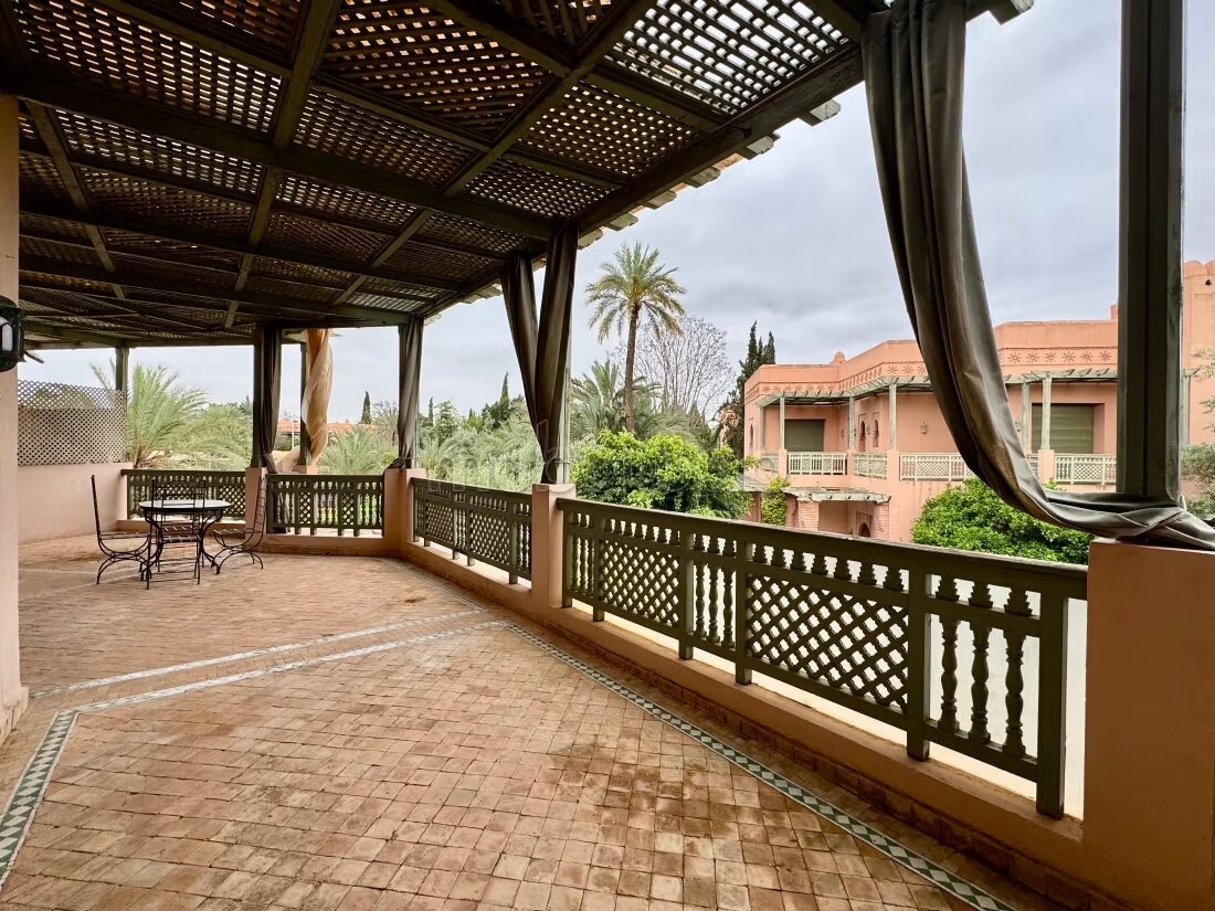 Palmeraie: appartement 2 Chs avec terrasse 40 m2