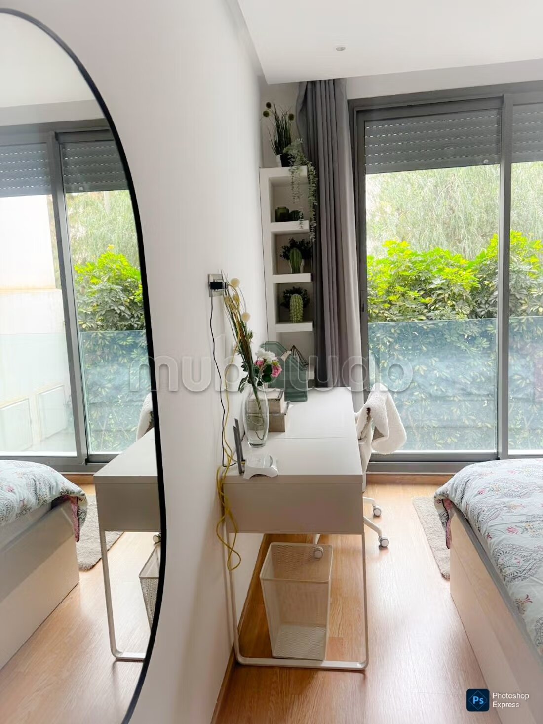 Appartement meublé d’exception avec beau jardin – Orangeraie...