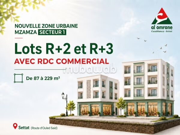 Terrain de 87 à 229 m² à vendre à Settat — Photo 4
