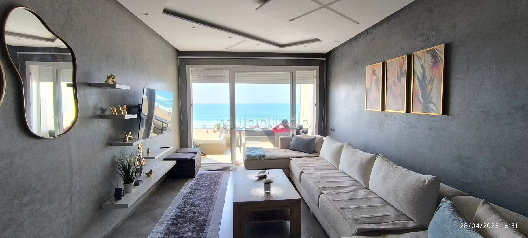 Appartement à vendre à Mehdia. 3 pièces. Meublé
