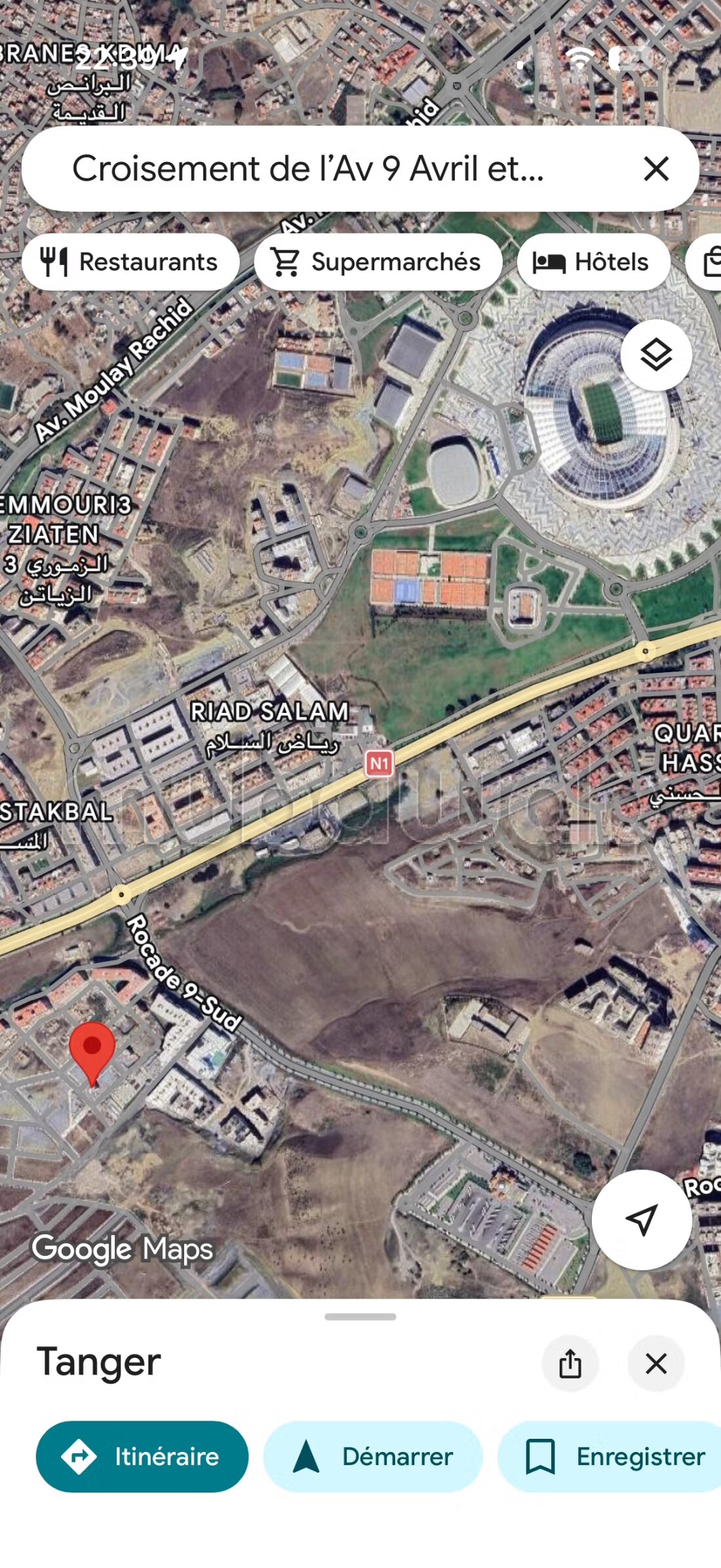 Terrain à la vente à Hay Hassani.
Surface de 132 m²