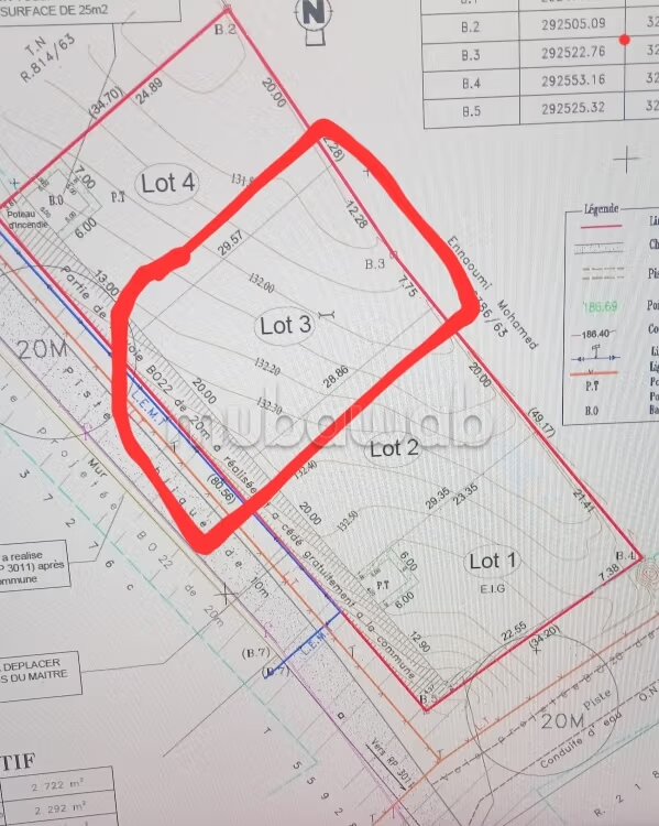 Terrain 621 m² à vendre à Casablanca, Californie — Photo 3