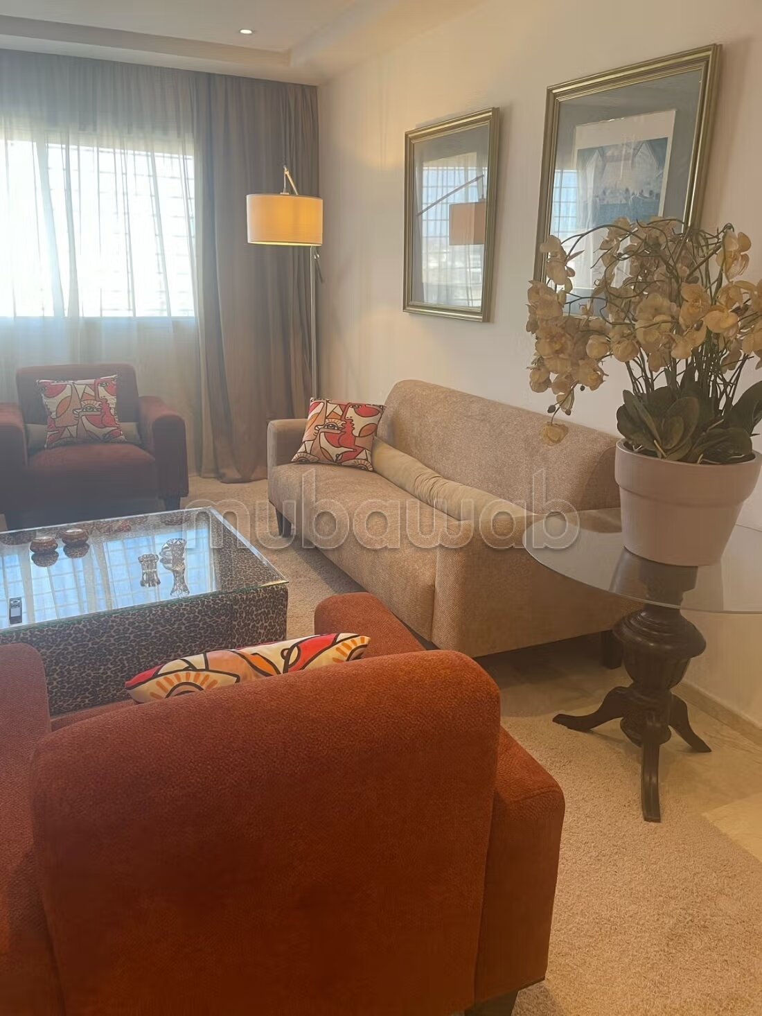 Appartement meublé 2 chambres à louer à Jnane Souissi, Rabat — Photo 3