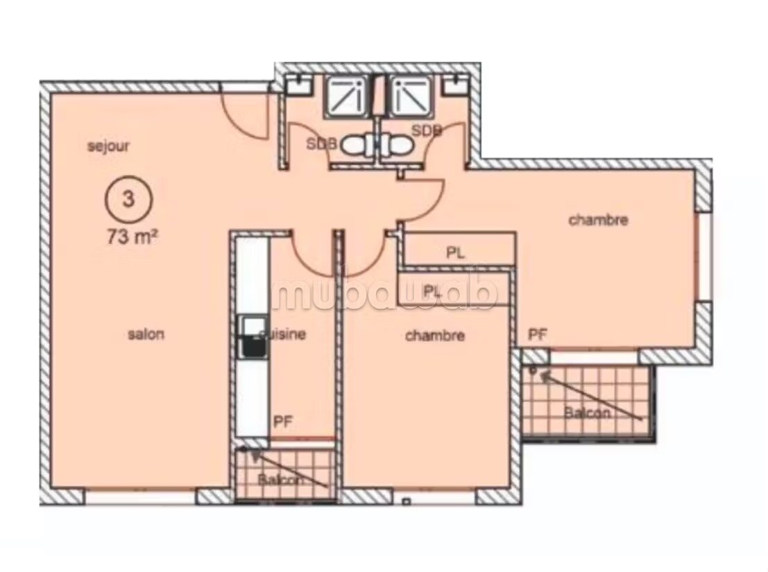 Appartement 100 m² à vendre à Casablanca (Roches Noires) — Photo 14
