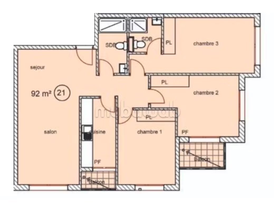 Appartement 62 m² à vendre à Casablanca (Roches Noires) — Photo 6