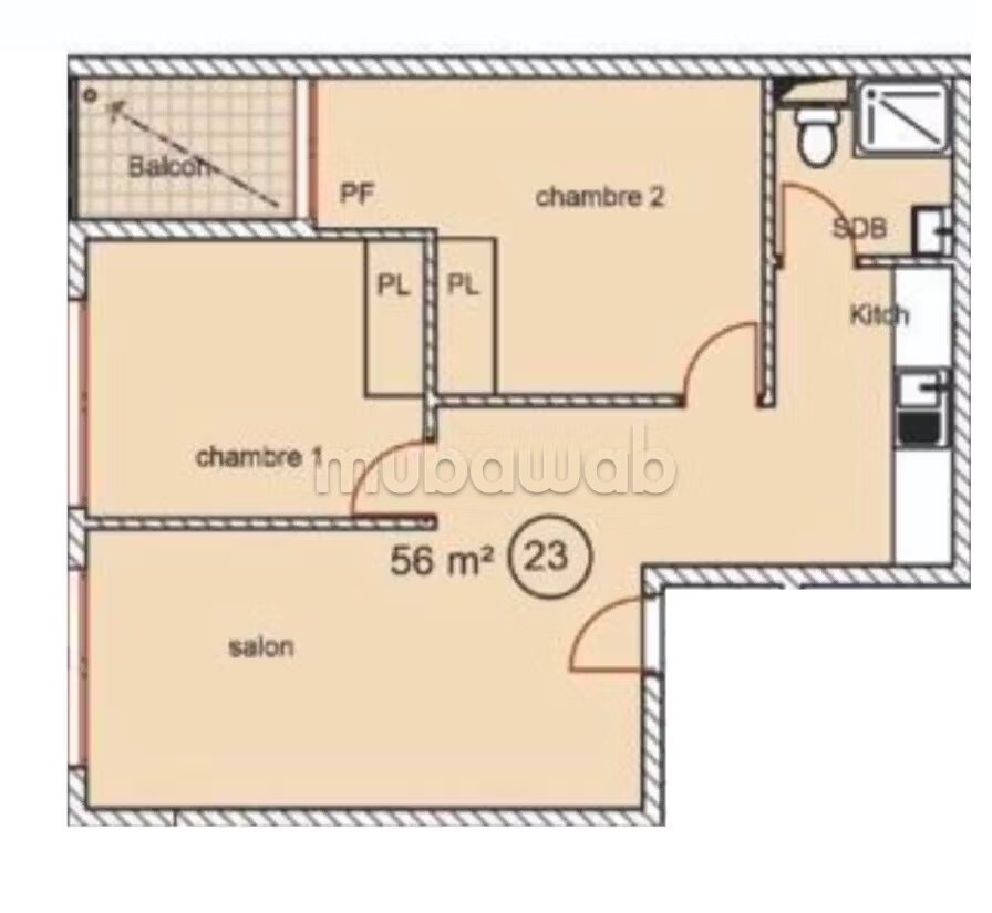 Appartement 62 m² à vendre à Casablanca (Roches Noires) — Photo 8