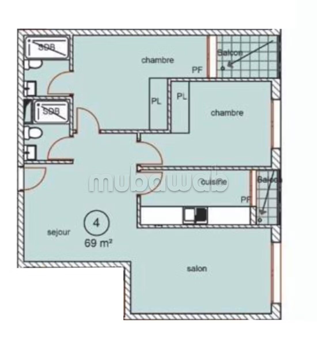 Appartement 62 m² à vendre à Casablanca (Roches Noires) — Photo 13