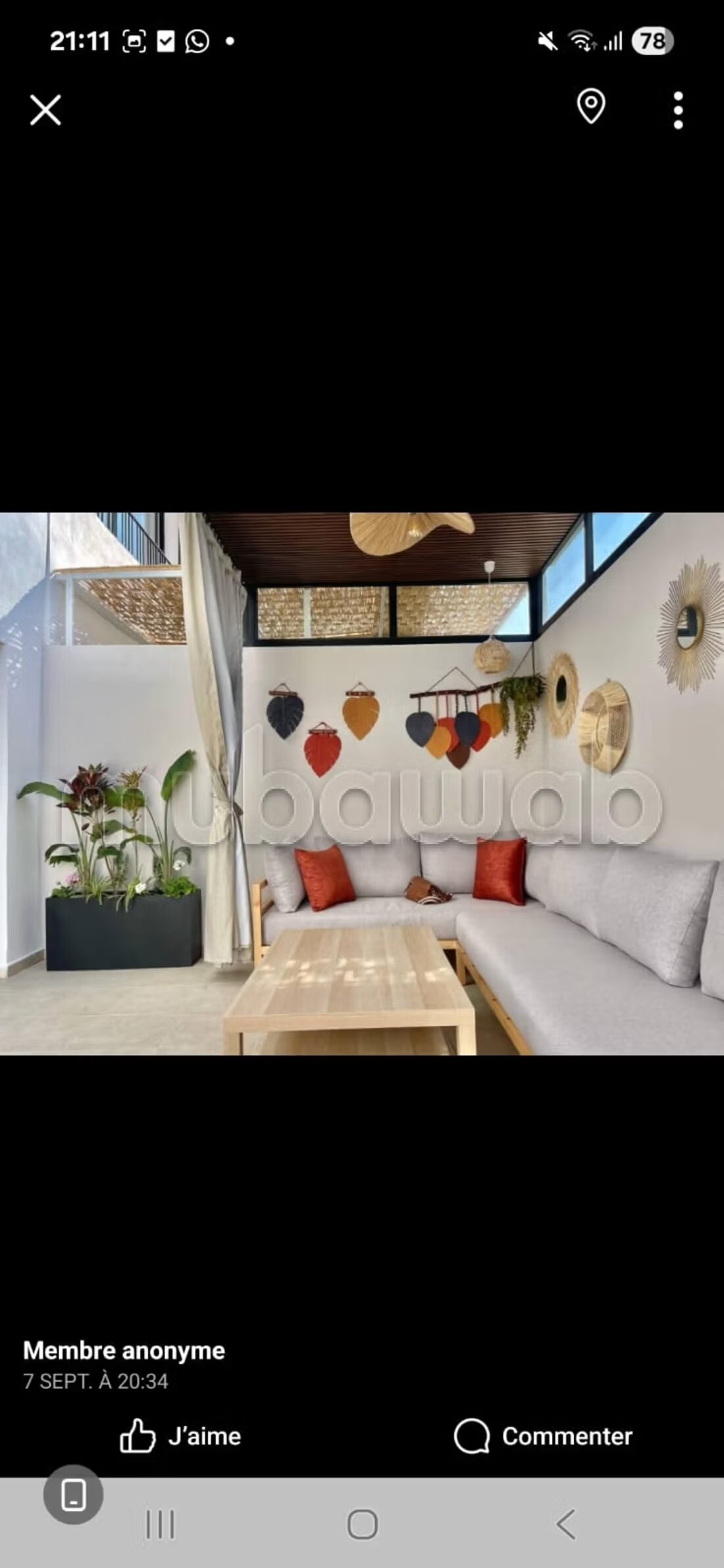 Studio meublé à louer à Casablanca — Photo 4
