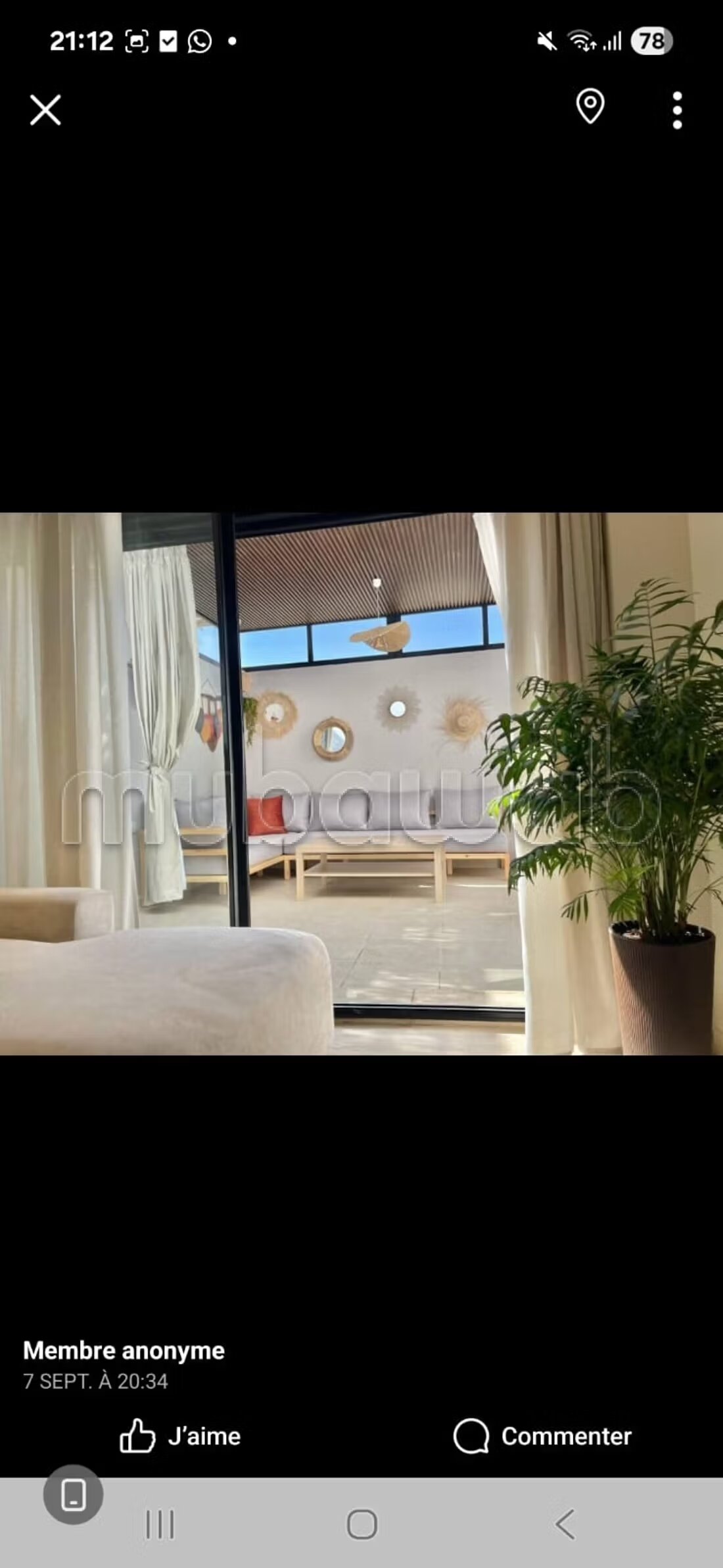 Studio meublé à louer à Casablanca — Photo 6