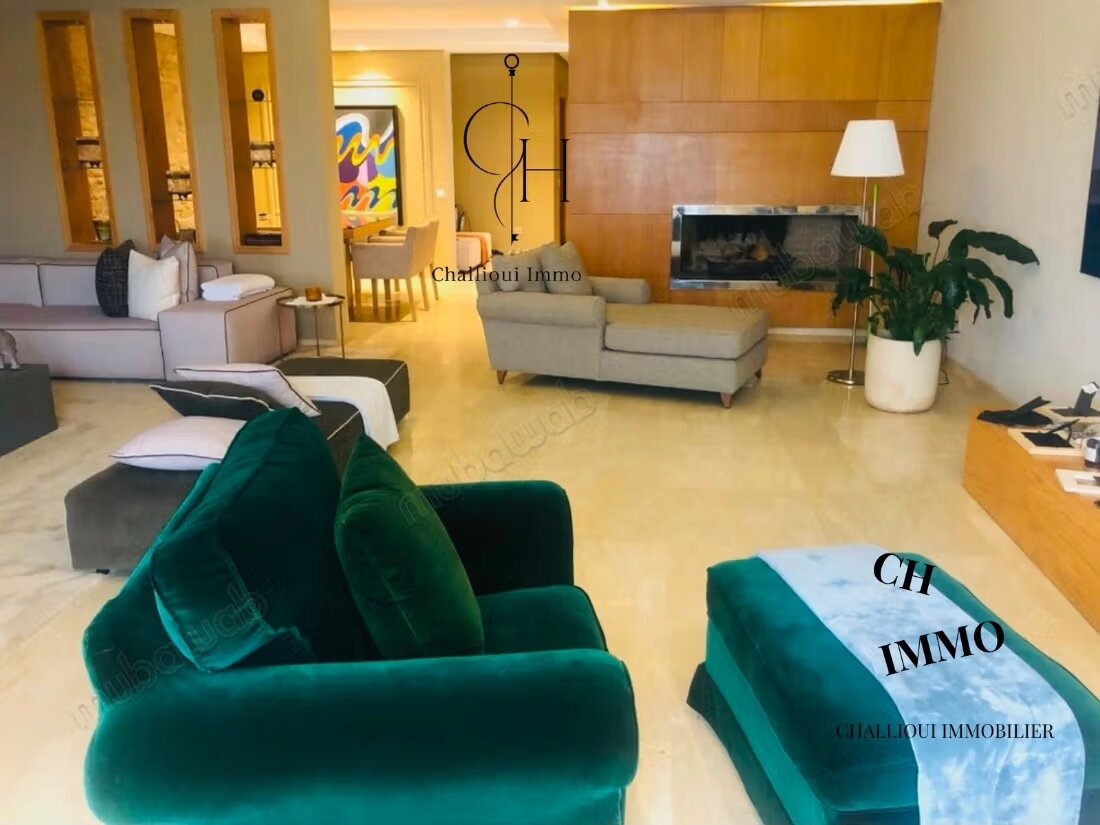 Appartement meublé 3 chambres à louer à Rabat – Jnane Souissi à Rabat