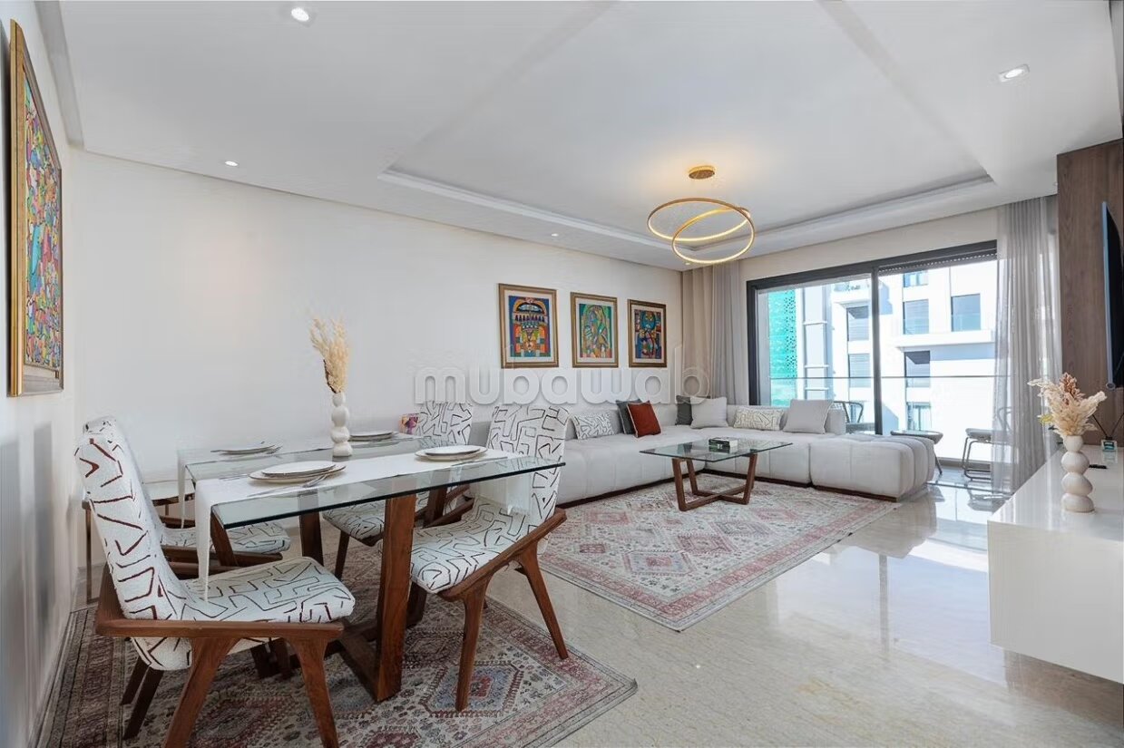 Apartment 110 m² for rent in Rabat (Agdal) à Rabat
