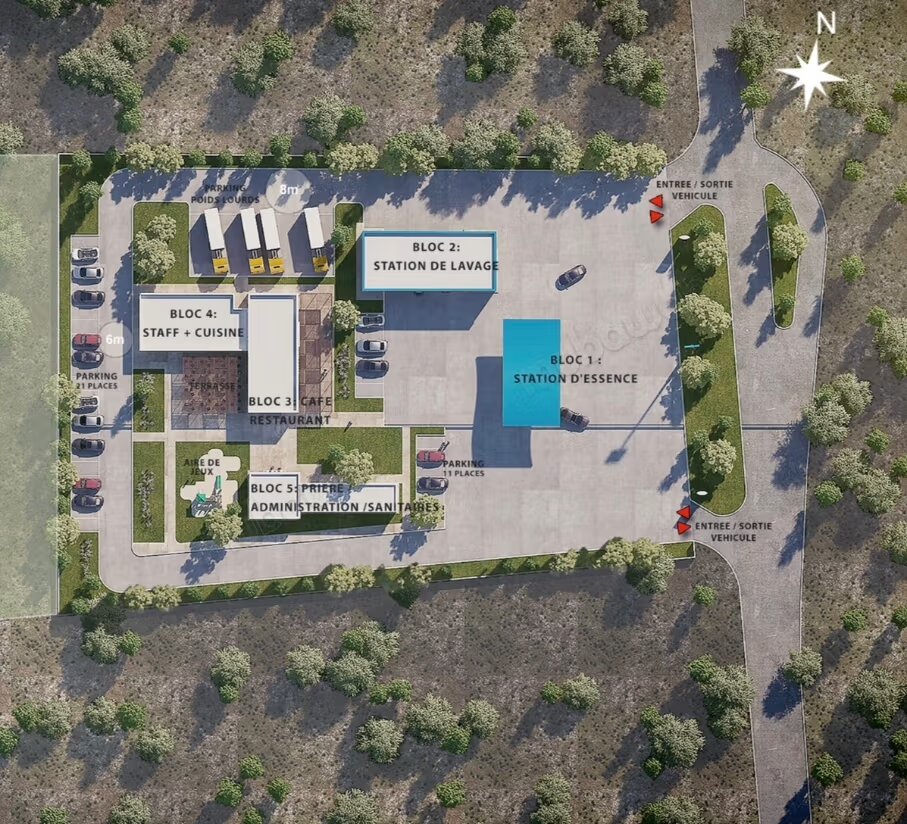 Office 1500 m² for sale in Brachoua — Photo 3