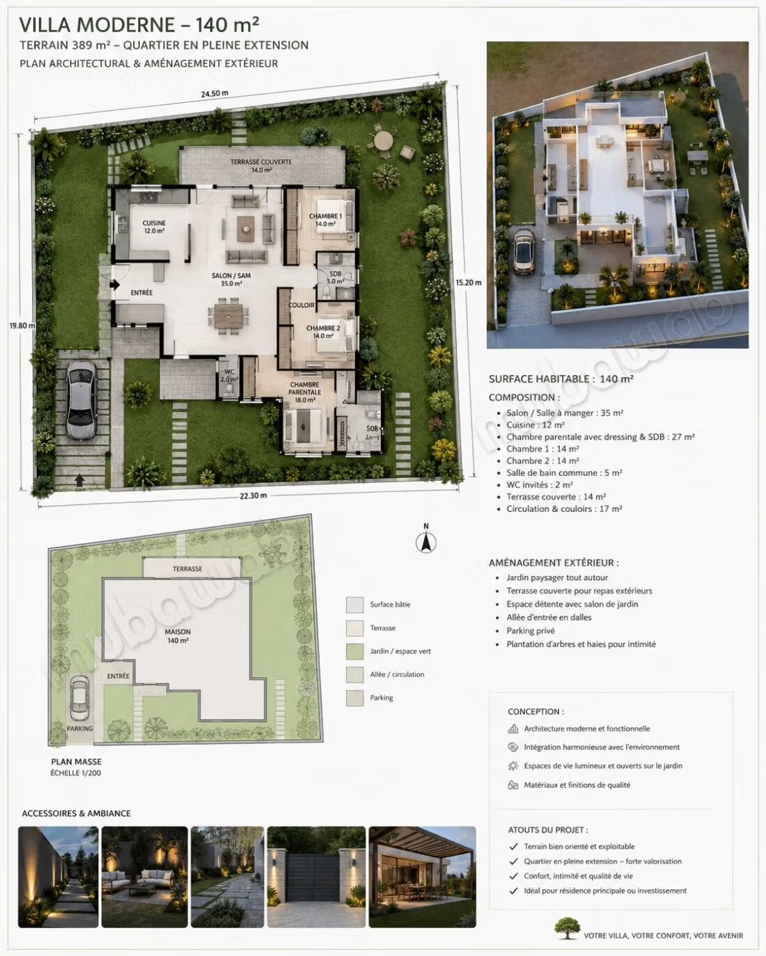 Terrain 389 m² à vendre à Casablanca à Casablanca