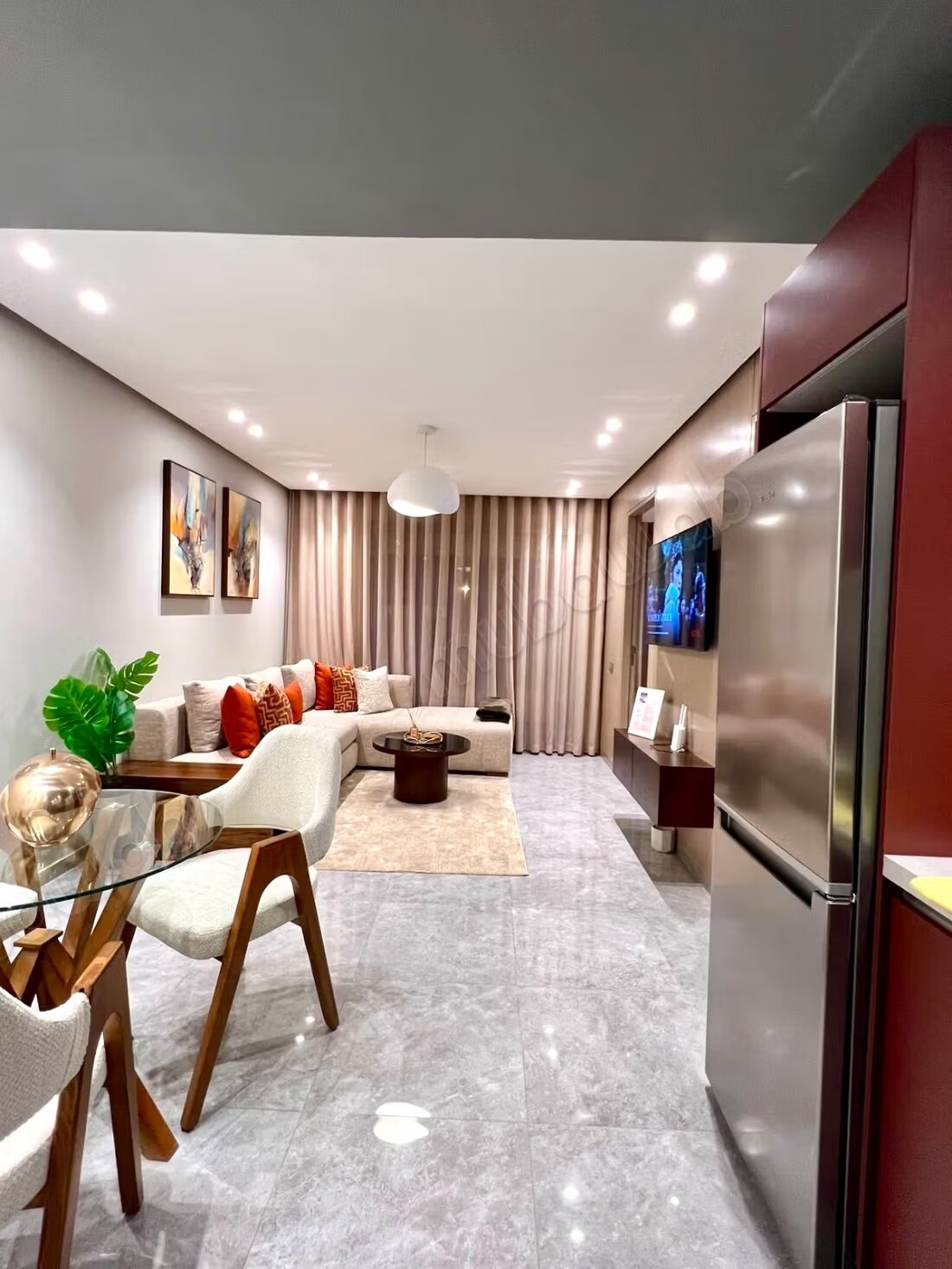 Studio moderne de 50 m² à louer à Casablanca — Photo 2
