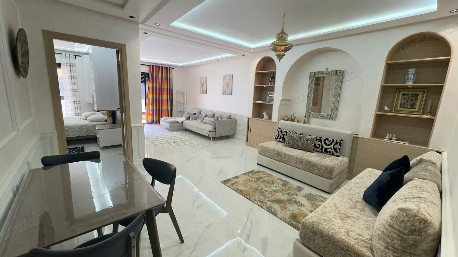 92 m² furnished apartment for rent in Marrakech — Photo 2
