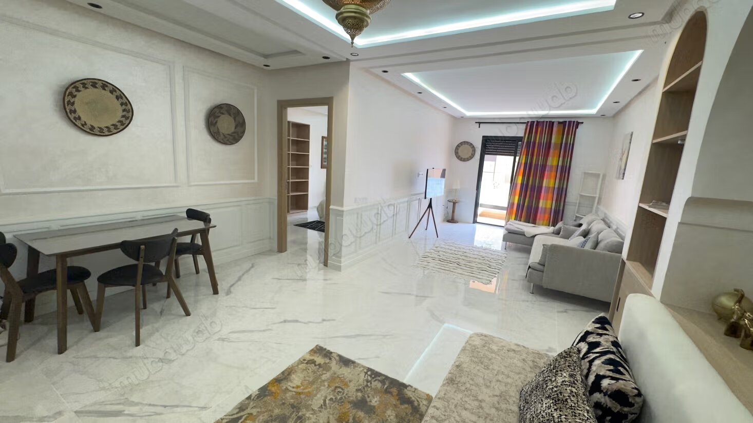 92 m² furnished apartment for rent in Marrakech — Photo 9