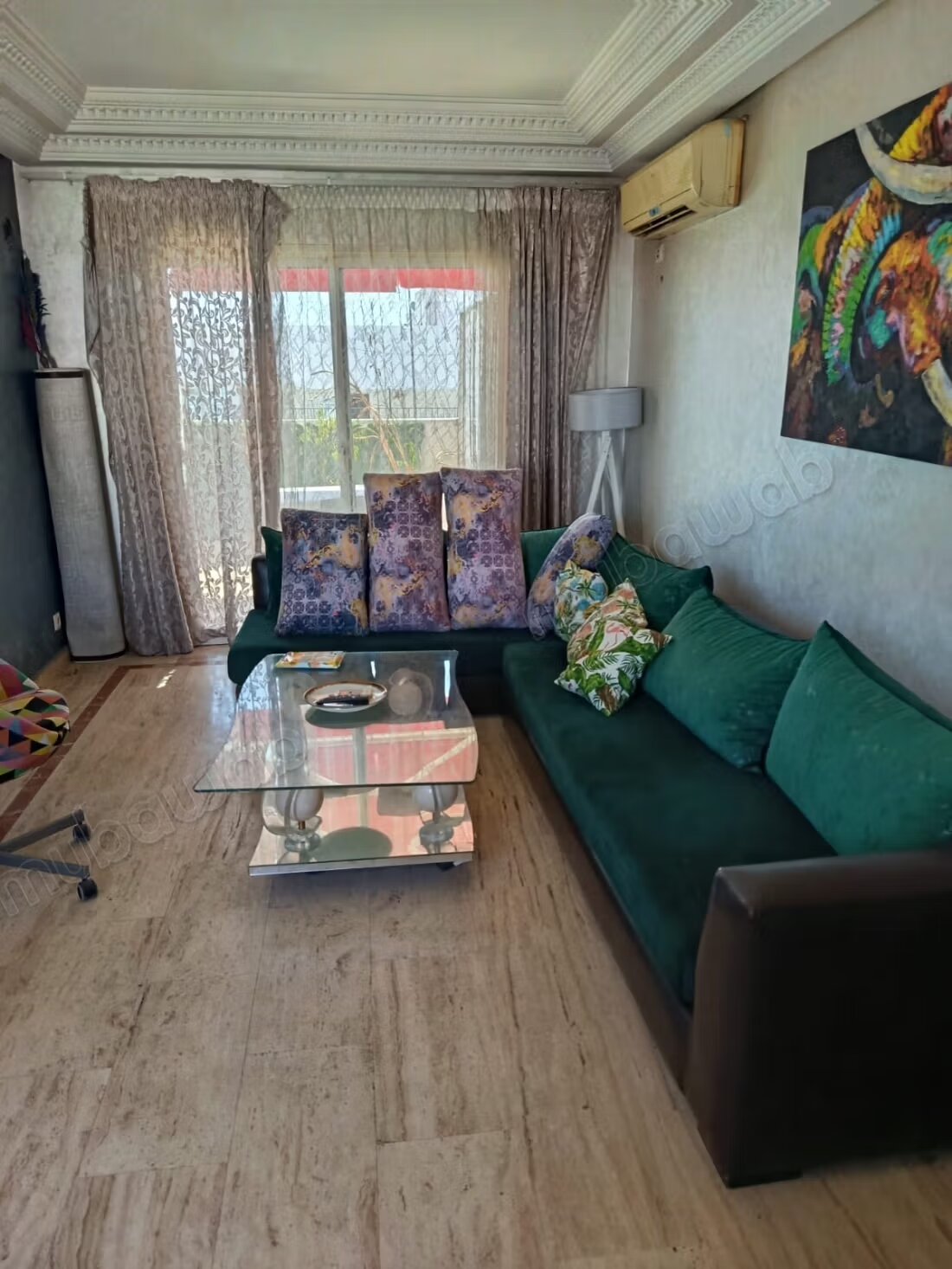 Furnished studio 60 m² for rent in Casablanca (Maârif) — Photo 3