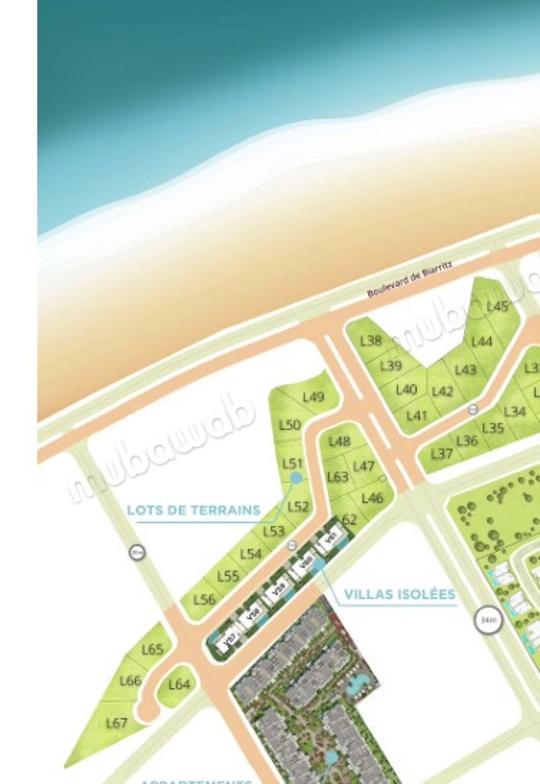 Land 682 m² for sale in الدار البيضاء — Photo 2