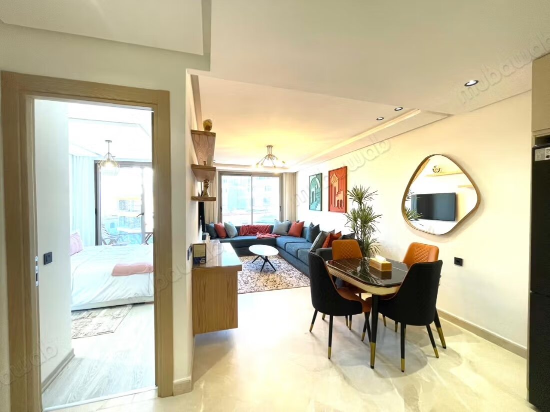 Studio meublé haut standing à louer à Casablanca — Photo 24