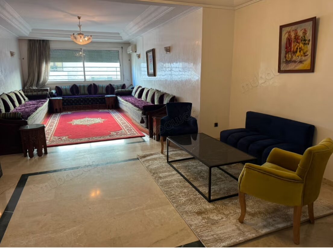 Appartement meublé 160 m² à louer à Casablanca — Photo 2