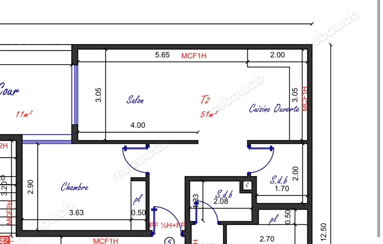 Appartement 57 m² à vendre à Hadika, القنيطرة à Kénitra