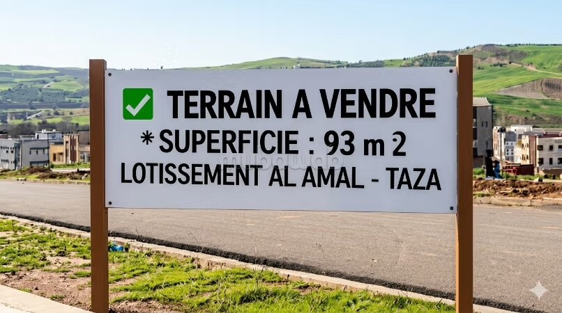 Terrain 120 m² à vendre à Taza — Photo 2
