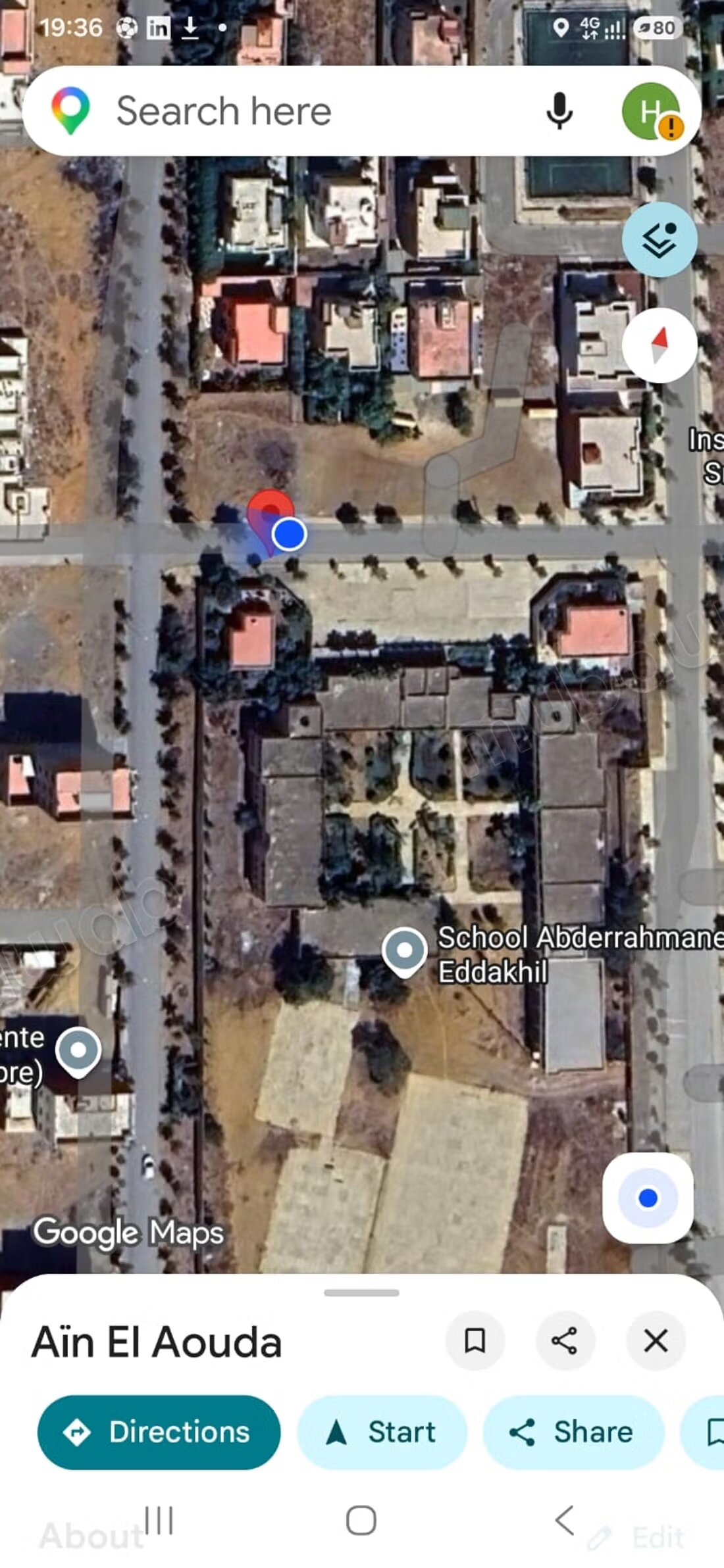Land 487 m² for sale in Aïn Aouda (Hay Nasr) — Photo 2