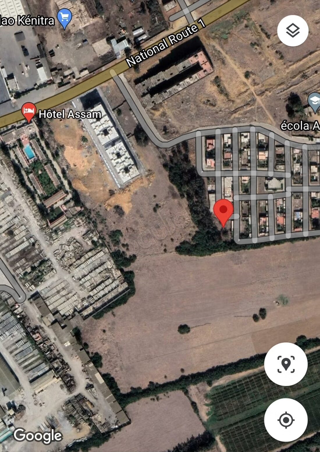 Terrain 380 m² à vendre à القنيطرة à Kénitra