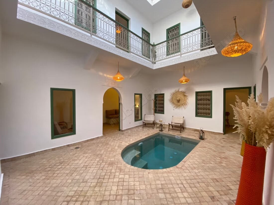 Riad 190 m² à vendre à Marrakech – quartier Arset El Malak à Marrakech