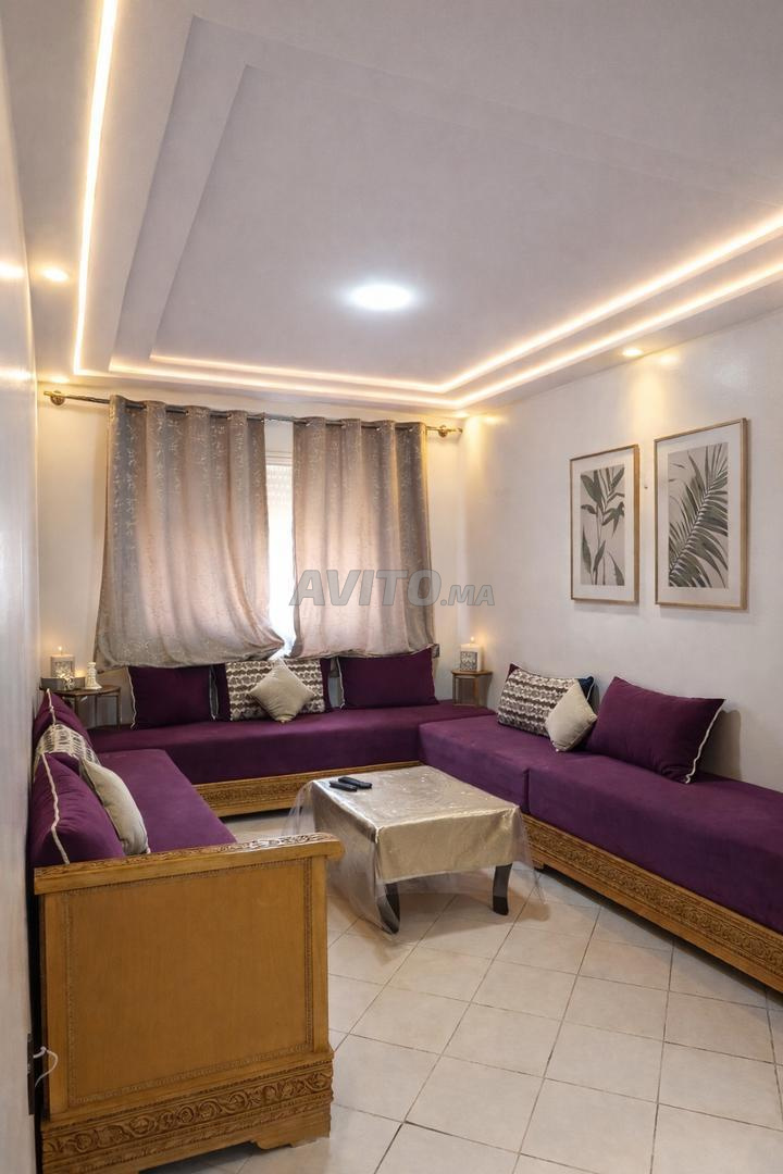 Appartement 2 chambres et salon à louer à Agadir — Photo 3