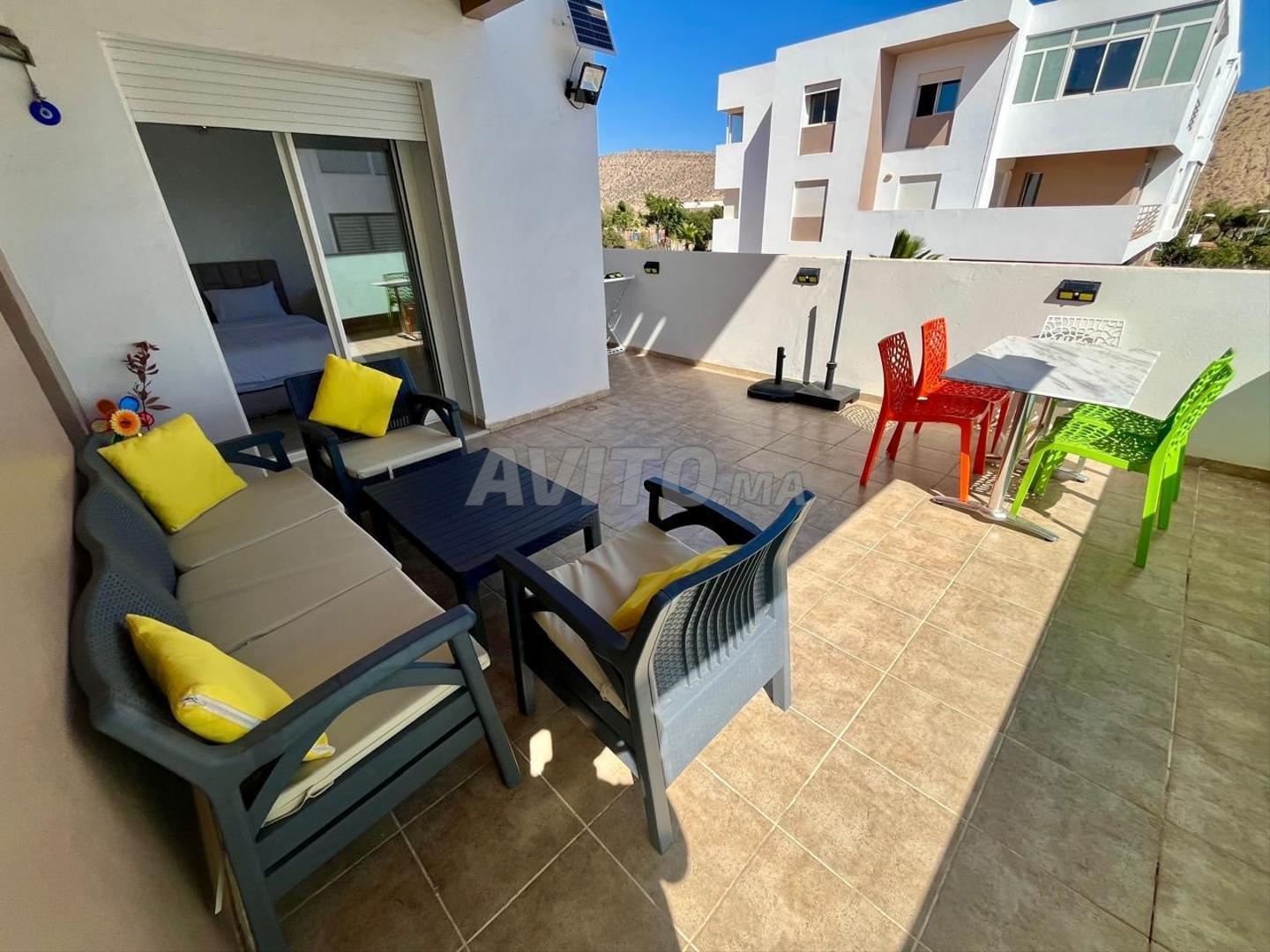 Sea View Apartment 107 m² for Rent in Imi Ouaddar — Photo 4