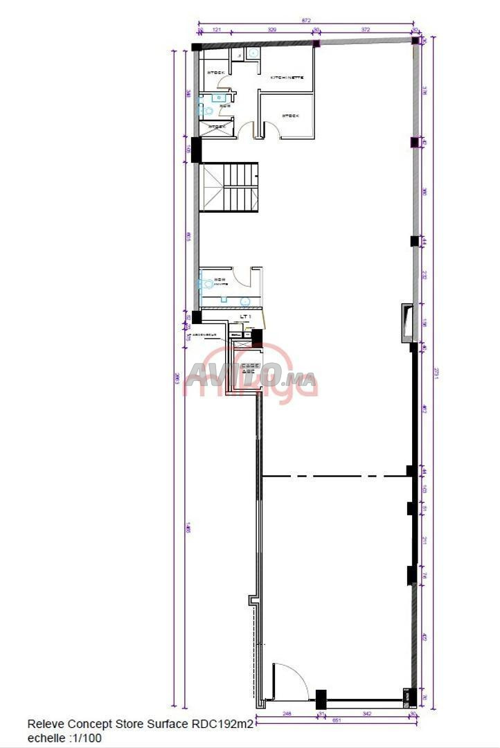 Commercial space 332 m² for rent in Casablanca — Photo 4