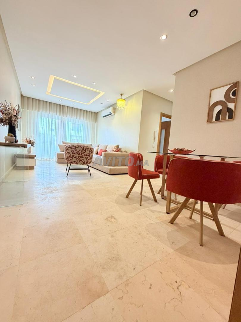 Appartement meublé 90m² à louer à Casablanca — Photo 23