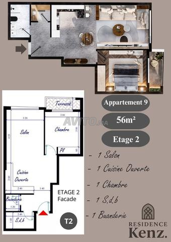 Appartement 56 m² à vendre à Kénitra — Photo 2