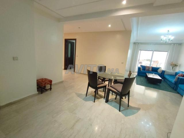 Appartement meublé 121 m² à louer à Casablanca Maarif — Photo 3