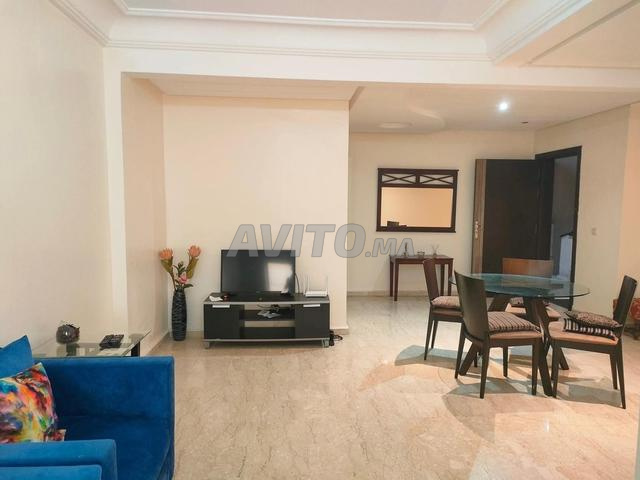 Appartement meublé 121 m² à louer à Casablanca Maarif — Photo 9