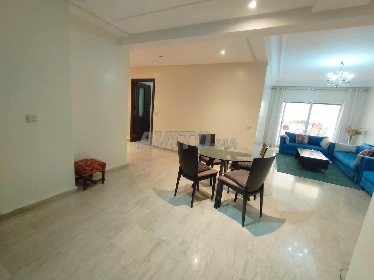 Appartement meublé 121 m² à louer à Casablanca Maarif — Photo 4
